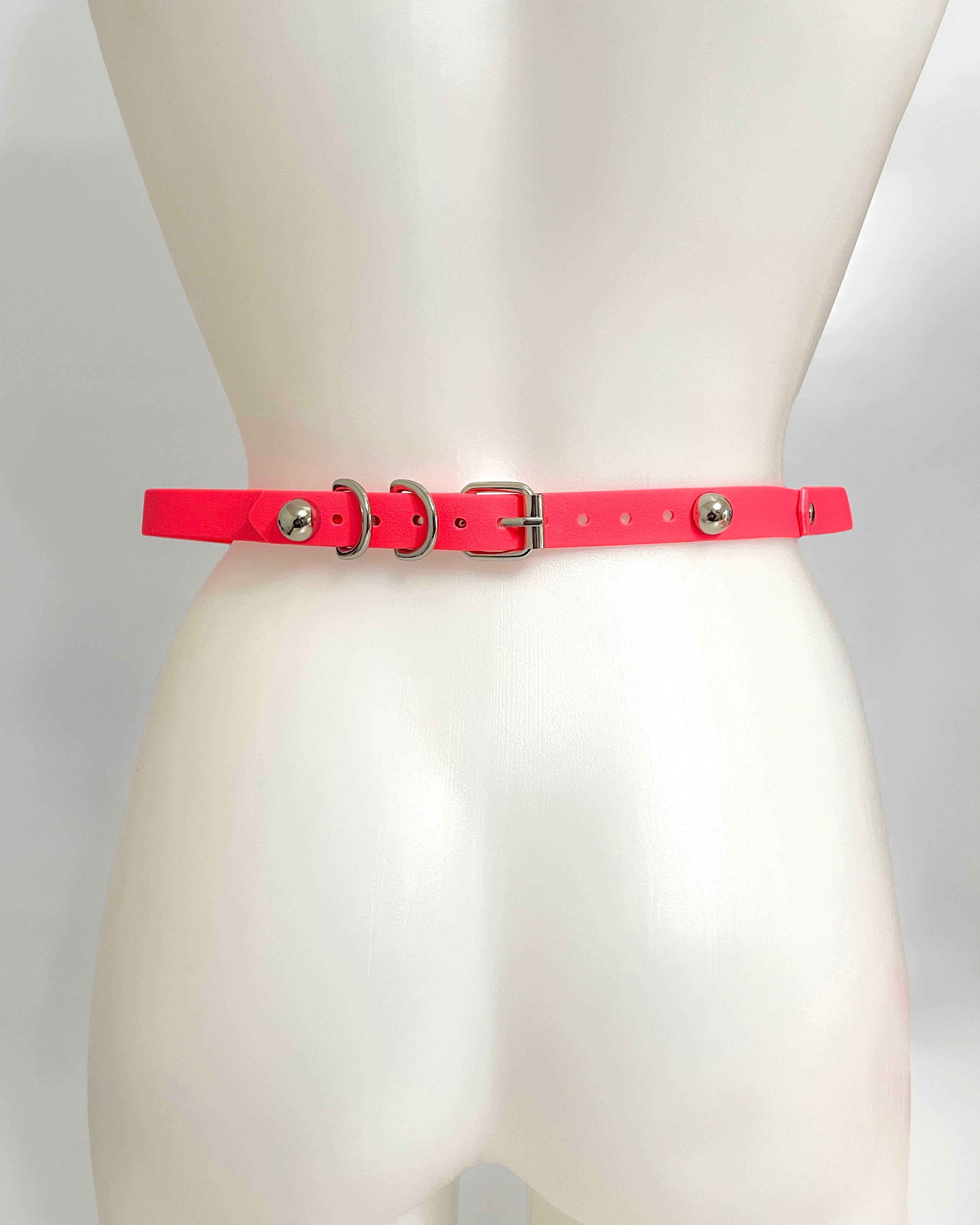 Jivomir Domoustchiev pure straps kink onesie styling fashion accessories must have future love designer lux rubberised latex vegan crafted belt