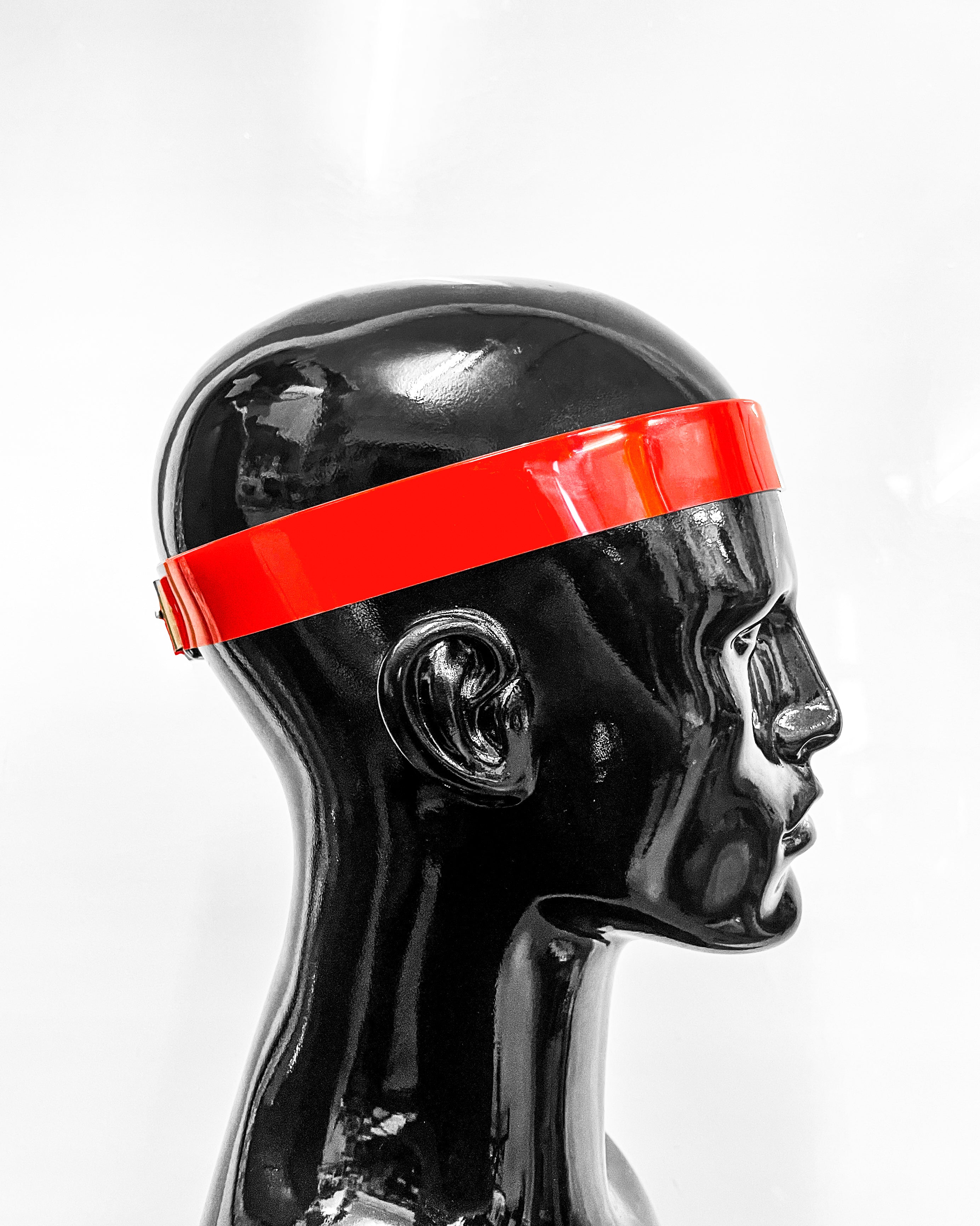 The ©JBand by Jivomir Domoustchiev is our NEW copyrighted Patent Pending PVC Vinyl Band that sits just under your hat to both add a little colour to the contours of your face but also holds the oversized hats in place so they sit slightly above the band. The ©JBand comes in both 25mm or 20mm (1" or 2/4") your choice your expression. headband baseball hat  visor colours